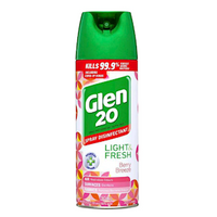 Glen 20 All In One Disinfectant Spray, Berry Breeze, 300 grams, Aerosol, Each
