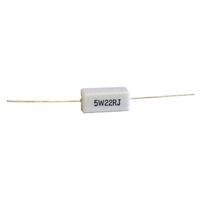Wirewound Resistors, 22R (R1634), 5 Watt 10 Percent, Each Each