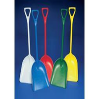 Recyclable Plastic Shovel, Blue, 350mm Wide By 1120mm High, Each Each