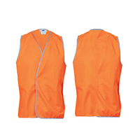 Livingstone High Visibility Safety Vest, Day Use, Double Extra Large, Orange, Each Each