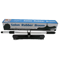 Weston Imports Salon Rubber Broom with Handle, 30cm Width, Each Each