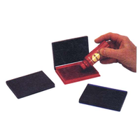 STAMP PAD SANFORD FOAM NO. 2 8.25X15.9CM BLACK EACH Each