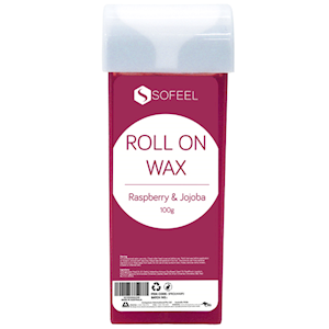 Sofeel Roll On Wax Cartridge, Raspberry & Jojoba, 100g, Each Each