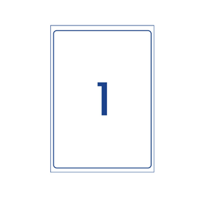 LABELS 199.6X289.1MM A4 100/BX(L7167) AVD959009 Pack