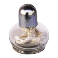 Spirit Lamp with Metal Cover and Aluminum Neck, 125ml Made in Taiwan, 12/Pack Pack