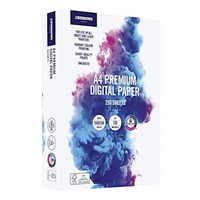 J.Burrows Premium 160gsm A4 Digital White Copy Paper 250 Sheets/Ream Pack