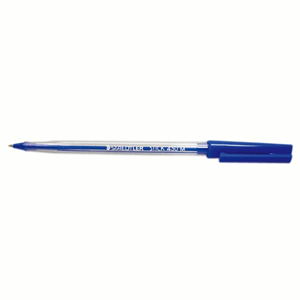 Staedtler Ballpoint Pen, Stick 430, Medium, Blue, 10/Box Box