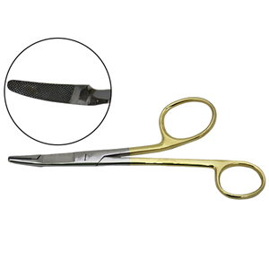 Livingstone Gillies Needle Holder with Scissors Combo, 16cm, Stainless Steel, Tungsten Carbide, Each Each