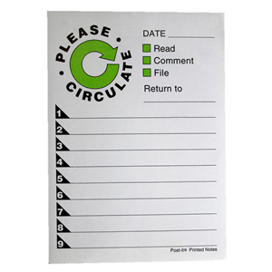 3M Post-It Labelled Notes