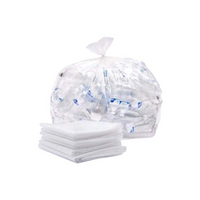 Thinkpac Garbage Bags, 240L, 14.2 x 11.3cm, 32um, Clear, 25 Pieces/Pack, 4 Packs/Carton or 100 Pieces/Carton Carton
