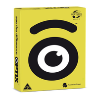 PAPER COPY OPTIX A4 200GSM SUNI YELLOW 200/RM Ream